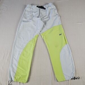 Urban Outfitters X Without Walls Nash Trail Pants Mens M White Green Belted MX